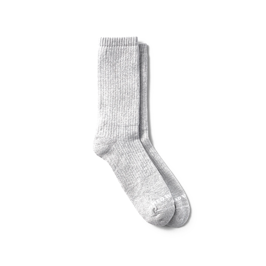 Cushion Crew Socks Gray